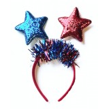 CTR1050-4TH OF JULY STAR ANTENNA HEADBAND